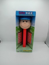 Vintage Large Giant PEZ Charlie Brown Peanuts 12" Musical Dispenser Mint in Box