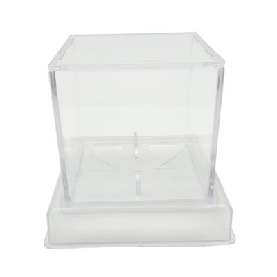 Acrylic Baseball Box Baseball Display Holder Stand Clear Baseball Holder