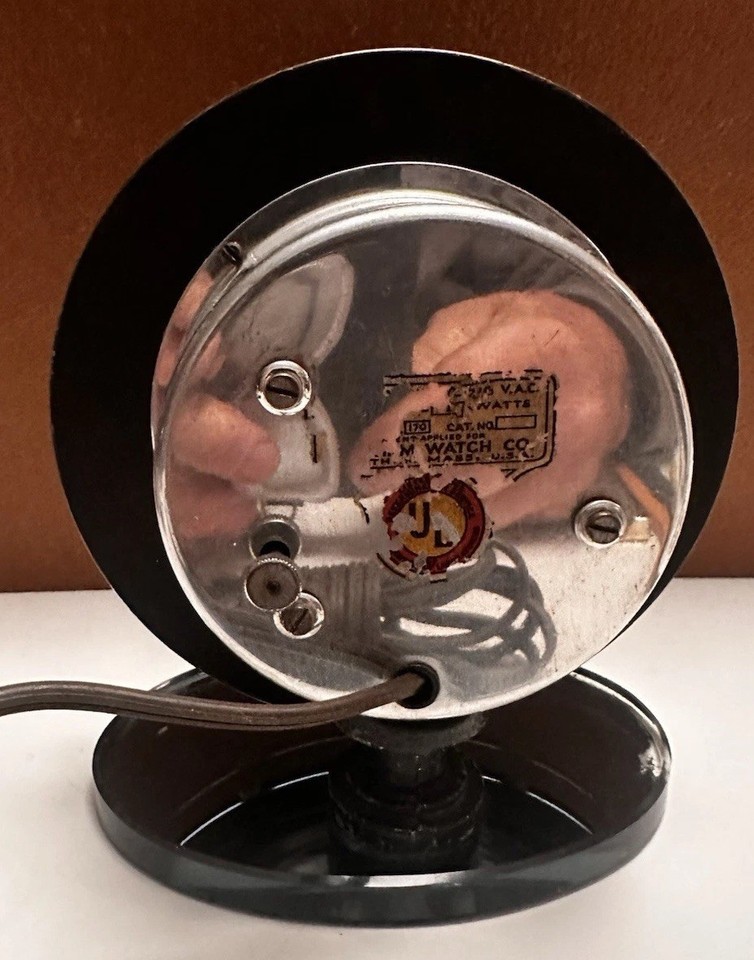 Vintage Glass Rhode Like Clock By Waltham | eBay