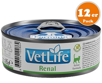 FARMINA VETLIFE Farmina Vet Life Renal Nassfutter 12x85g – Unterstützung der Nierenfunktion