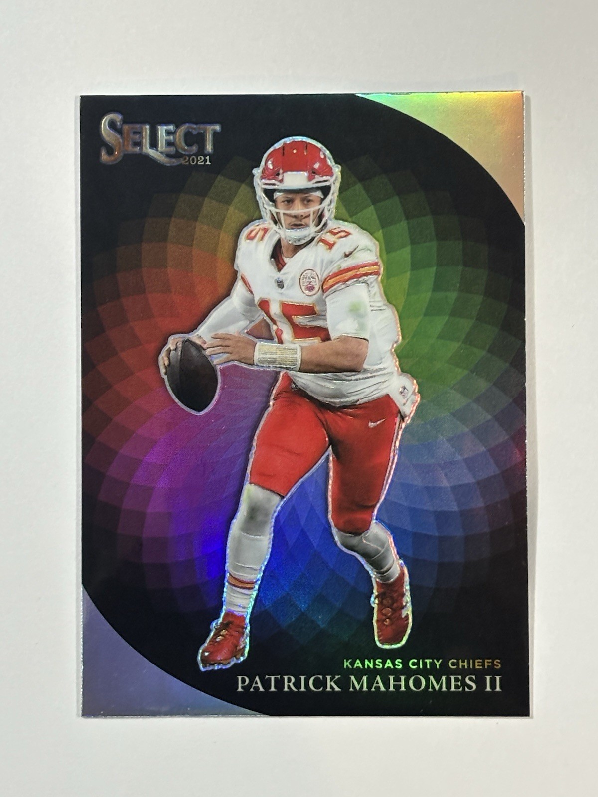 2021 select patrick mahomes color wheel #CW-1 cheifs football