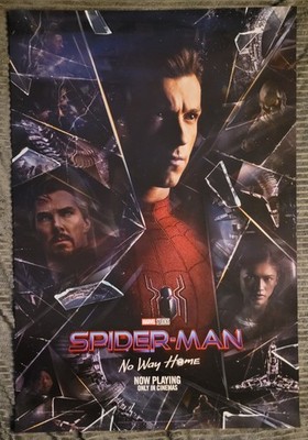 Spiderman No Way Home 27x40 DS Movie Poster Double sided Multiverse Advance MINT