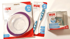 NUK Esslern-Set: NUK Esslernschale + NUK F&uuml;tterl&ouml;ffel + NUK Mini Magic Cup