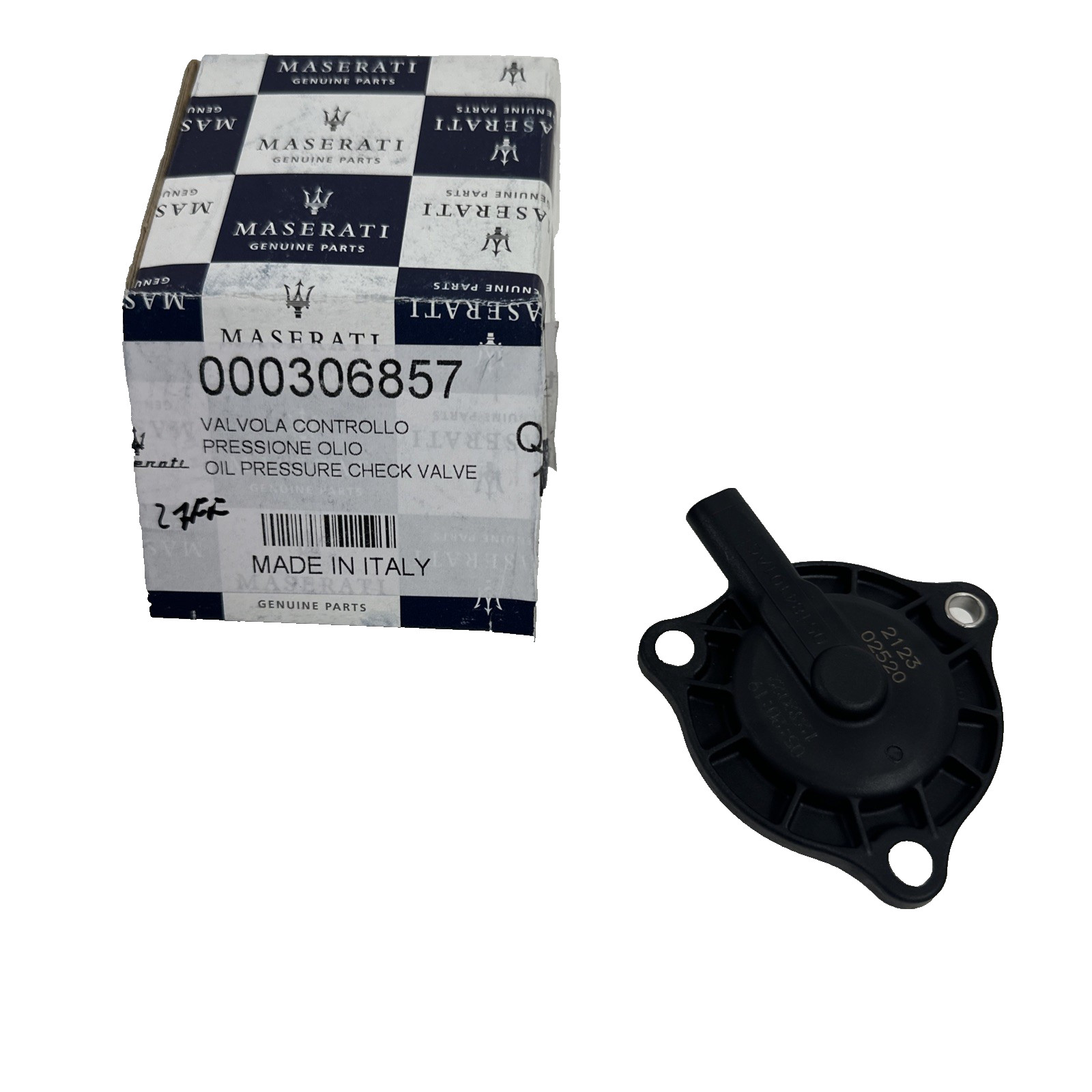 Genuine OEM Maserati Oil Pressure Check Valve 000306857