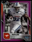 2025 Bowman Chrome University Football Fuchsia Refractor RJ Maryland #153