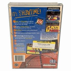 Slam N Jam 96 (Sega Saturn, 1996) CIB Complete w/ Manual + Reg Card Tested