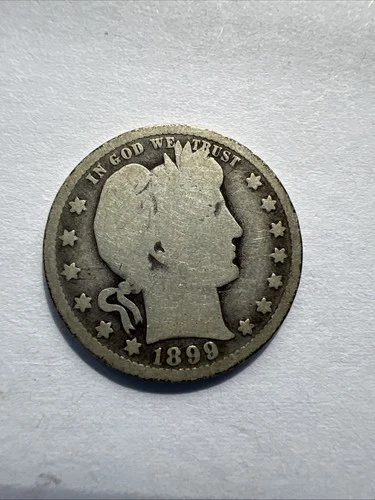 1899 O Barber 25c Quarter 90% Silver