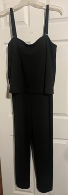 Rachel Roy XXL black jumpsuit pre-owned can be worn with straps or without