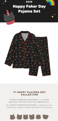 [AUTHENTIC] HAPPY FAKER DAY PAJAMA 2025 HJFKG SKT1 LEAGUE OF LEGENDS LOL LCK K24