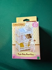 Calico Critters Triple Baby Bunk Beds - US Seller, new in box.