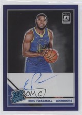 2019 Donruss Optic Rated Rookie Purple Prizm Signatures Eric Paschall Auto c9p