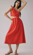 Anthropologie Farm Rio Knot Midi Dress Size S