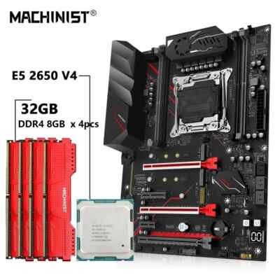 MACHINIST MR9A PRO MAX X99 Motherboard Kit Set with Xeon E5 2650 V4 CPU LGA 2011