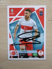 Salih Özcan autograph signed TC Topps Euro 2024 "Türkiye"