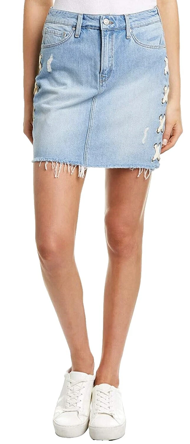 纯色半身裙马维牛仔裤