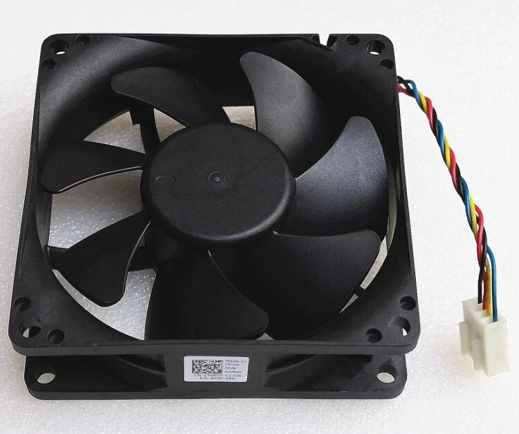 EFH-08E12W-IP01 3VRGY-A00 8cm 8025 80mm DC12V 0.70A Dell server CPU cooling fan - Image 2 of 2