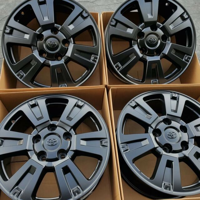 TOYOTA TUNDRA PLATINUM OEM FACTORY 20" WHEELS RIMS NEW POWDER COAT