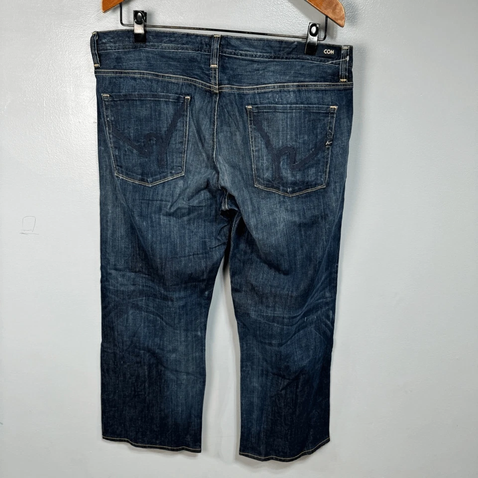 Citizens of Humanity COH Men’s Jeans sz 38 Straight Leg Y2K Button Fly # D834 - Image 3 of 4