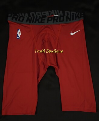 Nike Pro DRI FIT NBA Compression Brief Shorts Tights Red XL-TALL