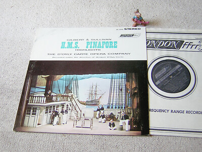 GILBERT & SULLIVAN H.M.S. Pinafore D´OILY CARTE OC 1965 UK/US LP LONDON OS 25904