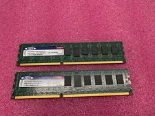 Lot of 2- 4GB ACTICA ACT4GHR72P8H1600S  DDR3-1600 REG ECC Server Memory