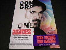 JUANES Latin Recording Academy Person Of The Year 2019 Promo Poster Ad 