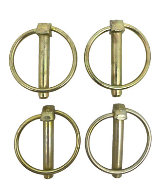 Linch Pin (5/16'' Shank) 4pcs,  2-1/8'' Pin Length & 1-7/8'' Ring Diameter