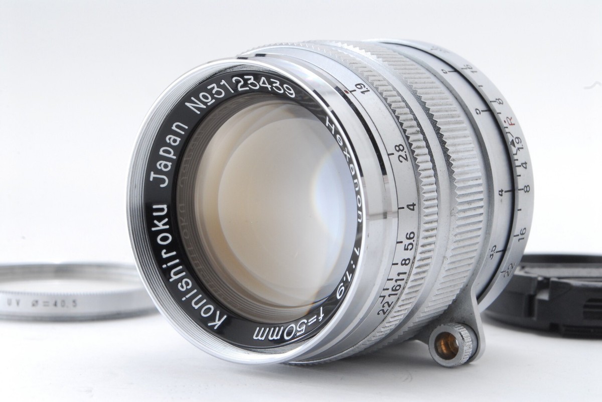 Near Mint Konishiroku Hexanon 50mm f/1.9 Lens for Leica Near Mint Konishiroku Hexanon 50mm f/1.9 Lens for Leica