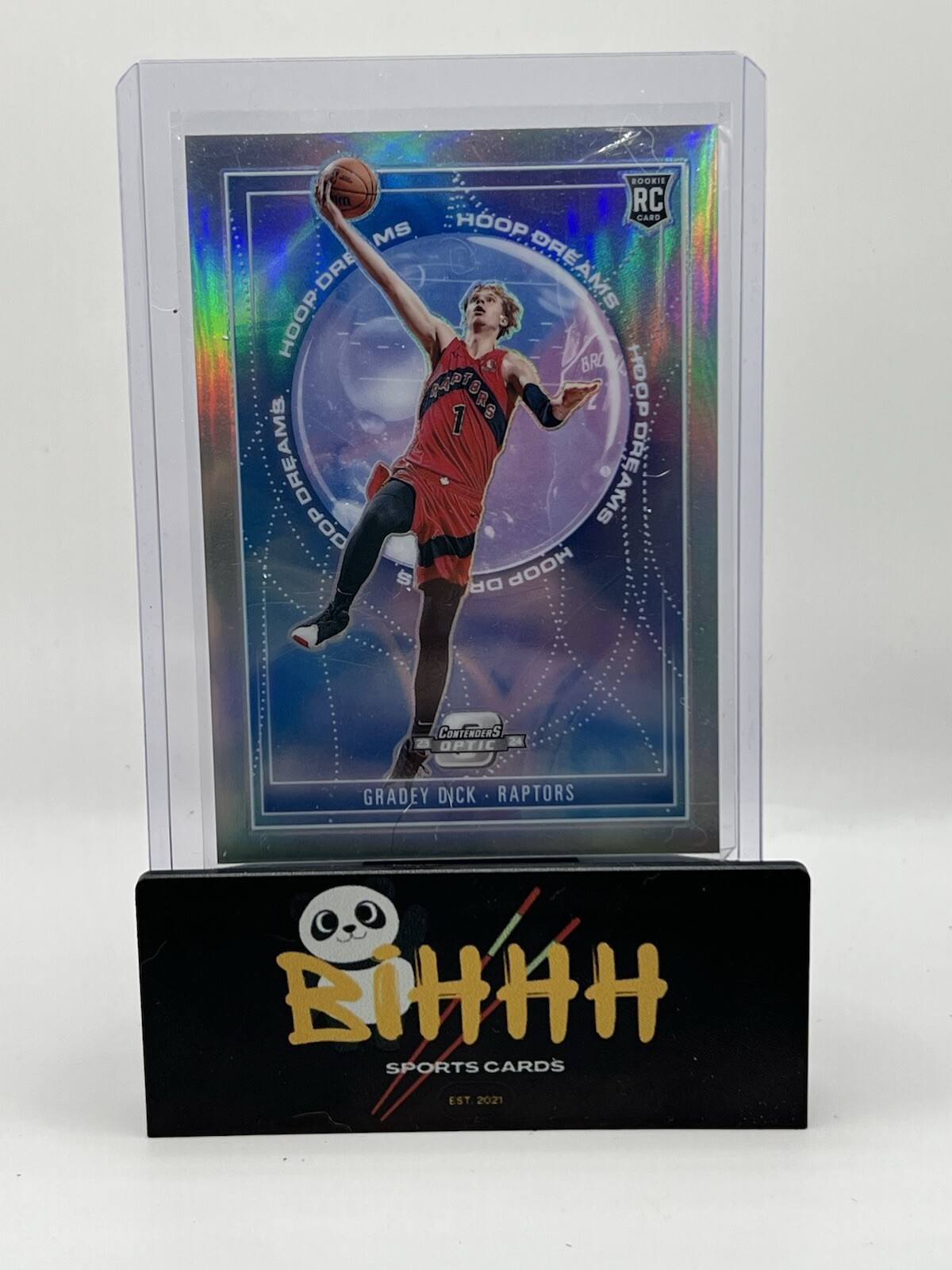 2023-24 Contenders Optic Gradey Dick Hoop Dreams Silver Holo RC #20 Rookie TOR