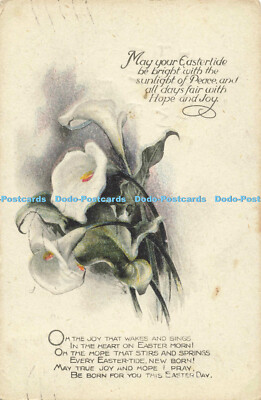R558656 May Your Eastertide be Bright with the Sunlight of Peace Tuck Colored Cr