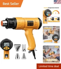 1800W Digital LCD Heat Gun Kit with Variable Temperature and Overload Protection