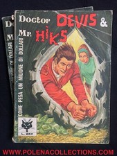 DOCTOR DEVIS & MR. HIKS N°2 1973 EDISPORT INTERNAZIONALE FUMETTO 