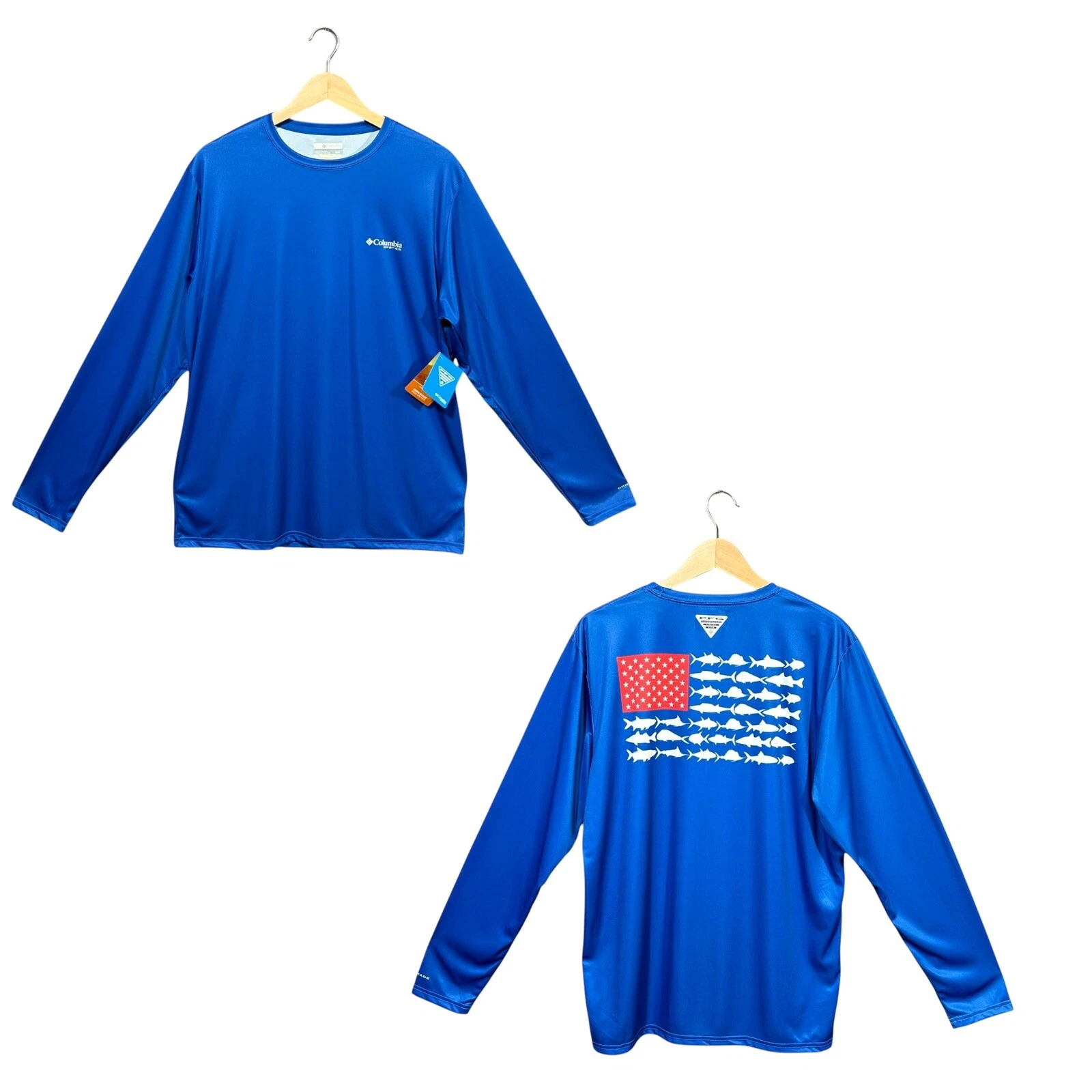 Columbia Men's Long Sleeve Shirt Size M Blue Sun Protection Moisture-wicking
Opens in a new window o