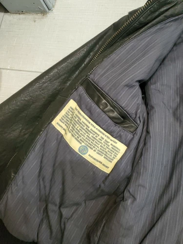 SCHOTT NYC LEATHER NEW  Vintaged JACKET RARE  Brown  w/tags Stunning sz Large  image 6