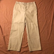 Mens Vintage Levi's Beige Chino Pants Size 36 X 32