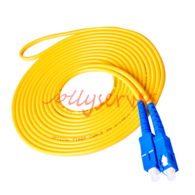 5Pcs 5M Sc UPC Zu Simplex 3.0mm PVC Einzel Modus Glasfaser Patchkabel Pullover