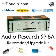 Audio Research SP-6A restoration kit upgrade recap capacitor rebuild