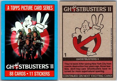 1989 Topps GHOSTBUSTERS II Trading Cards - Set Break - Pick Your Cards NM/MT