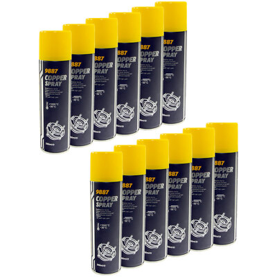 Kupferpaste MANNOL 9887 12 x 250 ml Kupfer Spray Bremspaste Schmiermittel Fett