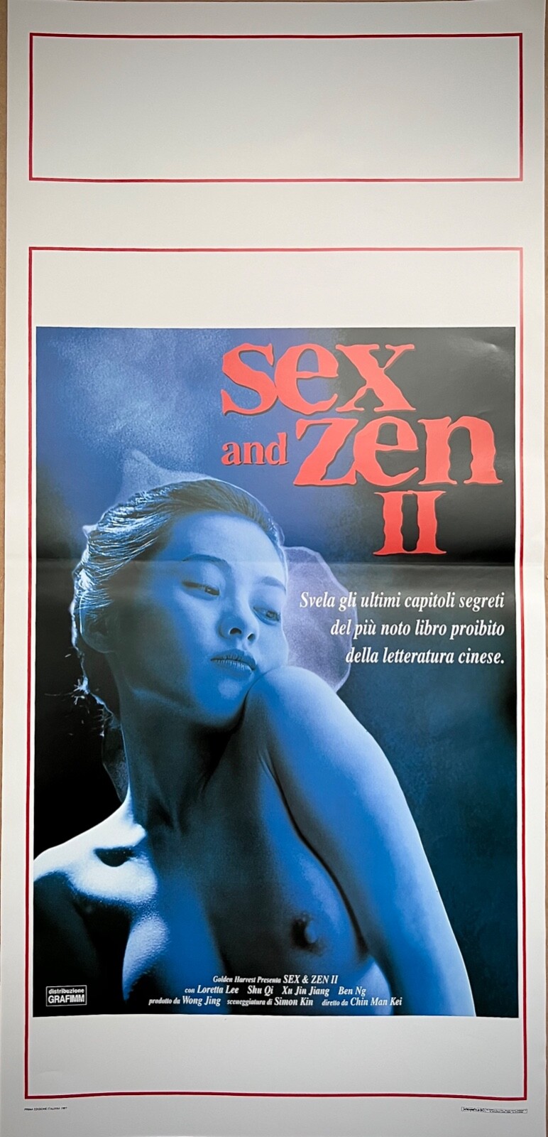Locandina originale film Sex and Zen II (1996) - Regia di Chin Man-kei