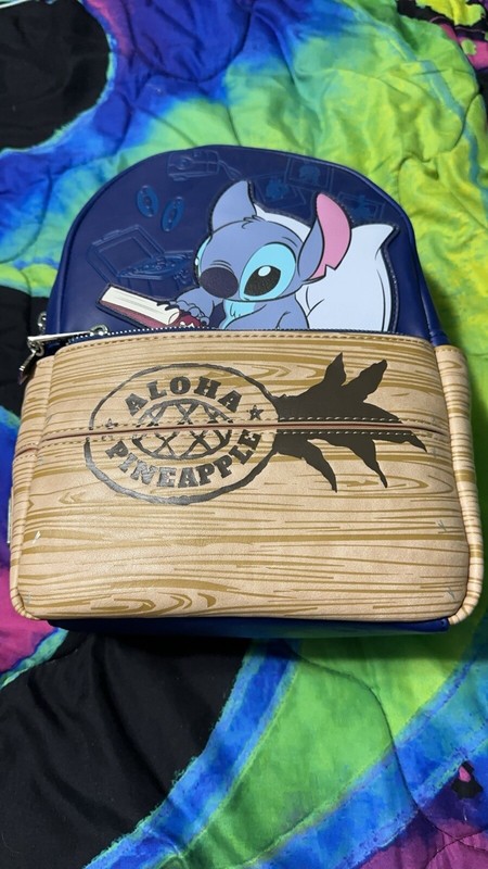 Loungefly Disney Lilo & Stitch Aloha Crate  BoxLunch Exclusive