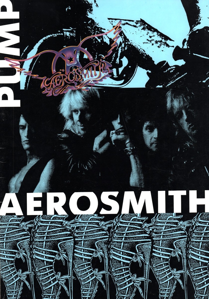 AEROSMITH 1989 PUMP TOUR CONCERT PROGRAM BOOK / JOE PERRY STEVEN