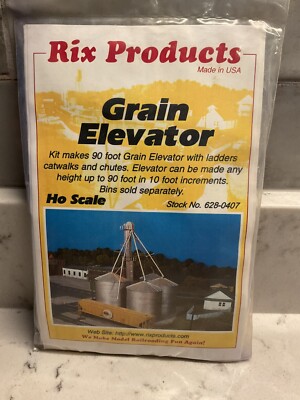 Rix Products 628-0407 Grain Elevator Kit HO Scale New