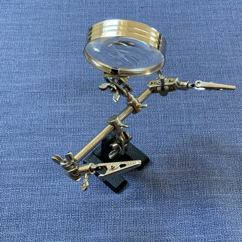 Beadsmith Third Hand tool jewellery making magnifier with clips eBay