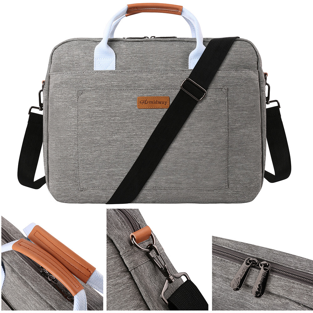 Nylon Laptop School Shoulder Bag Travel Case For 15" Macbook