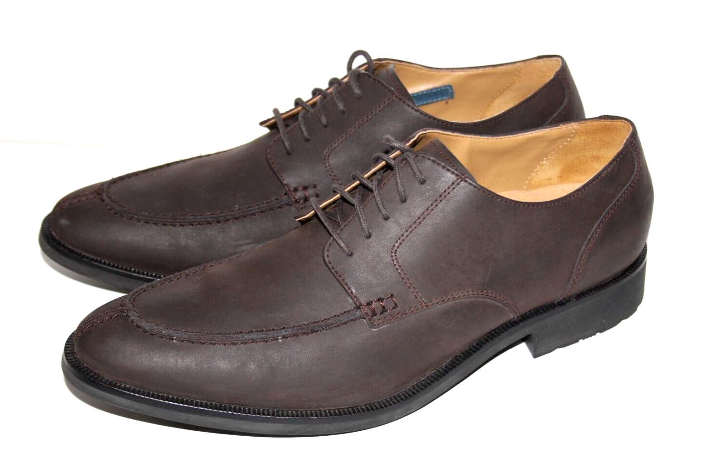 SAOLA Scarpe eleganti uomo COLE HAAN pelle marrone C12825 impermeabili taglia 10 M