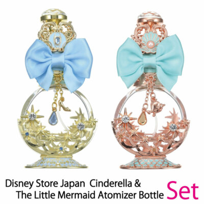 Disney Store Japan Cinderella Die kleine Meerjungfrau Zerstäuber Flasche Set ...