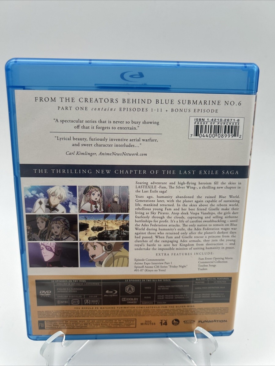 Last Exile - Fam, The Silver Wing -Part One Episode 1-11 Blu