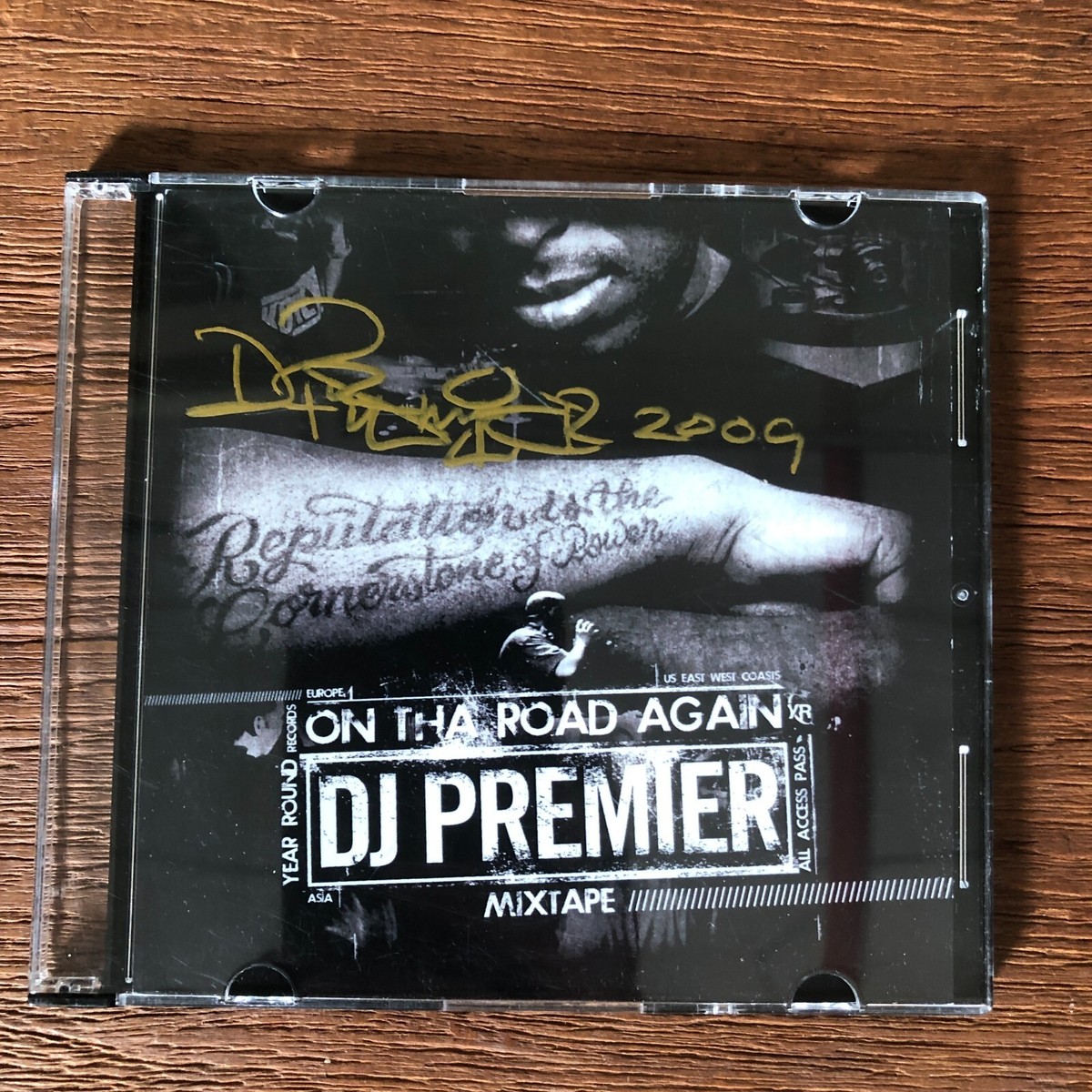 Super RARE LTD Signed Mixtape CD] DJ Premier Autographed / Gang