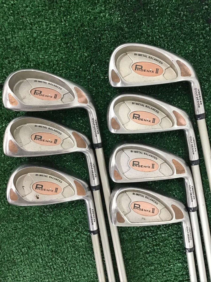 American Golf Design Phoenix-II Iron Set 4-PW Ladies Graphite